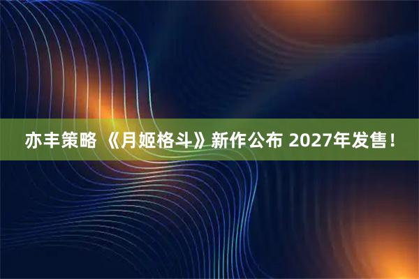 亦丰策略 《月姬格斗》新作公布 2027年发售！